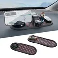 Supporto per telefono da auto 2 in 1 con tappetino antiscivolo Supporto per telefono da cruscotto Supporto per smartphone stabile con rotazione a 360 gradi universale