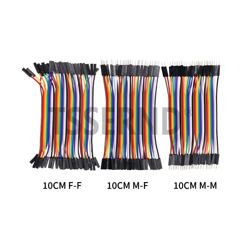 Dupont Line 10 cm/20 cm/30 cm Stecker auf Stecker + Buchse auf Stecker + Buchse auf Buchse Jumper Wire Dupont Kabel für Arduino DIY KIT Image