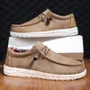 Große Größe 39-48 Sommer Herrenschuhe Bequeme Canvas Loafer Männer Freizeitschuhe Leichte flache