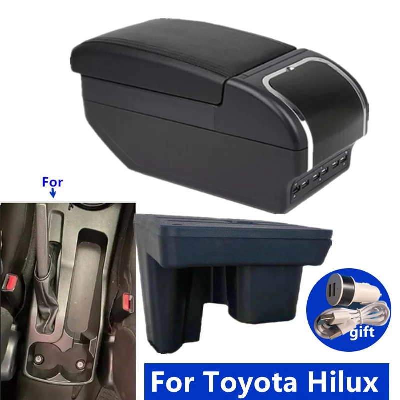Für Toyota Hilux Armlehne box Retrofit Innen Teile Auto Armlehne Zentrale Lagerung box Auto Zubehör Image