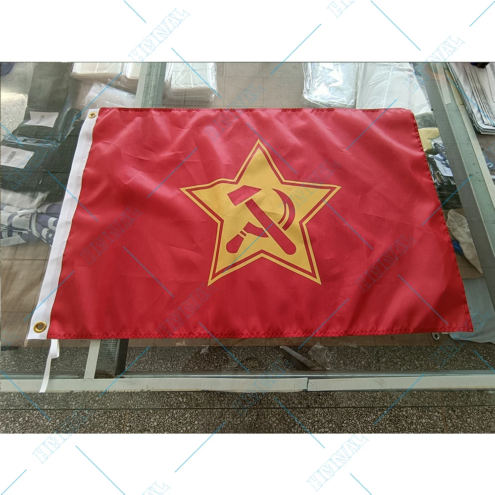 2 x 3 Fuß 3 x 5 Fuß kommunistische Partei Deutschland-Flagge mit Ösen, individuelles Polyester-Banner für Zuhause Image