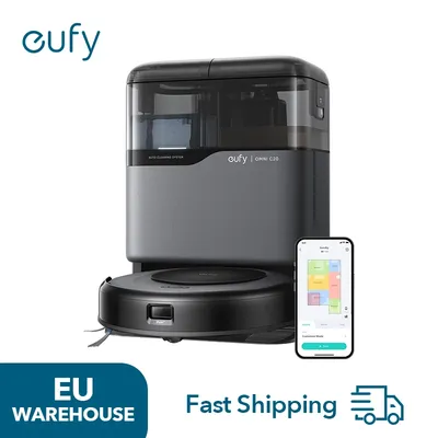 eufy Roboterstaubsauger Omni C20 mit All-in-One-Station, automatischer Entleerungsmopp, Waschen und Trocknen für freihändige Reinigung Image