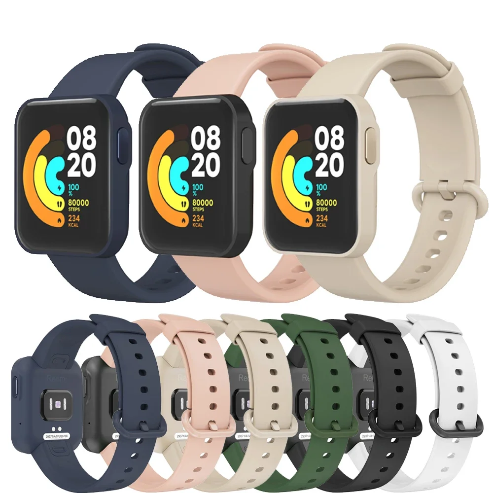 Silikon Strap Für Xiaomi Mi Uhr Lite/Redmi Uhr Lite Band Smart Uhr Sport Armband Armband Ersatz Zubehör Image