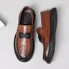 Allgleiches Herren-Loafer für Herren, echtes Leder, modische Slip-on-Schuhe, klassische Herren-Business-Schuhe, leichte Herren-Casual-Club-Schuhe
