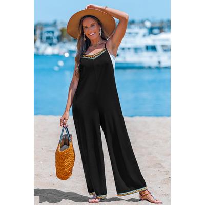 Quiet Nights Black Jumpsuit