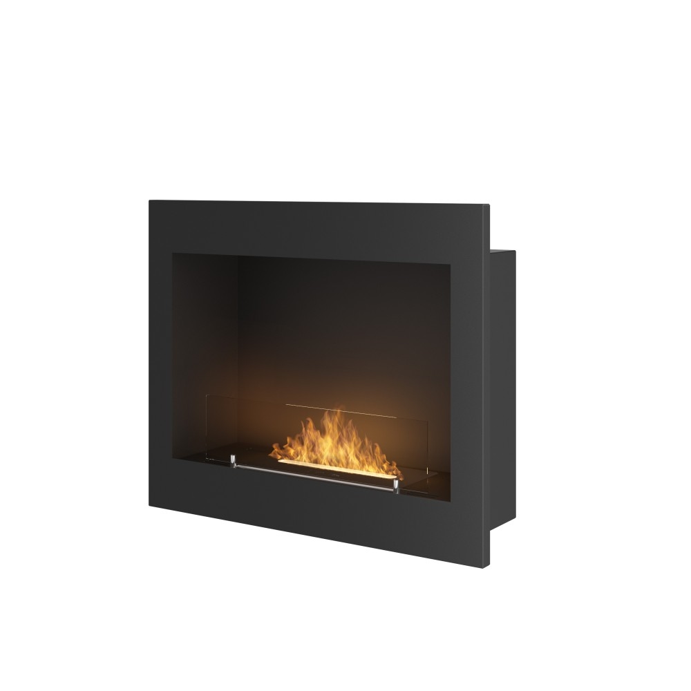 SOLOLED Bioethanol-Kamin Frame 600 mattschwarz, Einbauwand ohne Glas Image