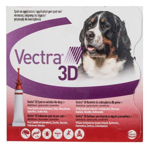 Vectra 3d für extra große Hunde über 88lbs 12 Dosen
