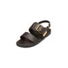 Sandale MARC O'POLO "aus edlem Rindleder", Damen, Gr. 41, braun (schwarz chocolate), Obermaterial: 100% Leder (Rind), unifarben, Schuhe