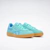 Sneaker REEBOK CLASSIC "REEBOK SMASH EDGE", Gr. 39, ai aqua, recovery blau, gum, Leder, Synthetik, sportlich, Schuhe
