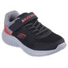Sneaker SKECHERS "Bounder - Trekzic", Kinder, Gr. 35, schwarz (schwarz, rot), Lederimitat, casual, Schuhe, Freizeitschuh, Halbschuh, Klettschuh, Schnürschuh, Leichtgewicht