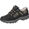 Schnürschuh WALDLÄUFER "HOLLY", Damen, Gr. 8 (42), gold (schwarz, goldfarben), Nubukleder, Textil, sportlich, Schuhe, Bequemschuh, Halbschuh, Outdoorschuh in Trekking-Optik, H-Weite