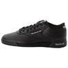 Sneaker REEBOK CLASSIC "EXOFIT LO CLEAN LOGO INT", Gr. 42, int, schwarz, silber, silber, Leder, sportlich, Schuhe