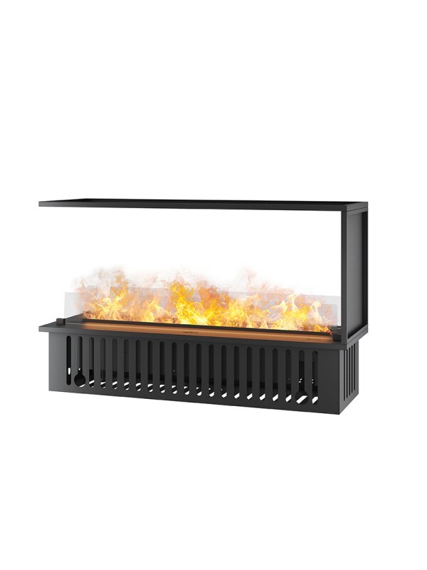 OutInFire INVAPO U1200 - Dreiseitiger mehrfarbiger LED-Wasserdampfkamin Image