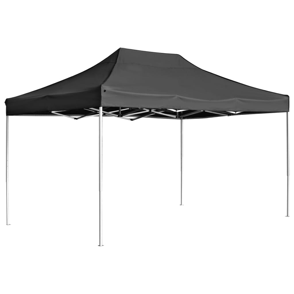 vidaXL Profi-Partyzelt Faltbar Aluminium 4,5x3 m Anthrazit Image