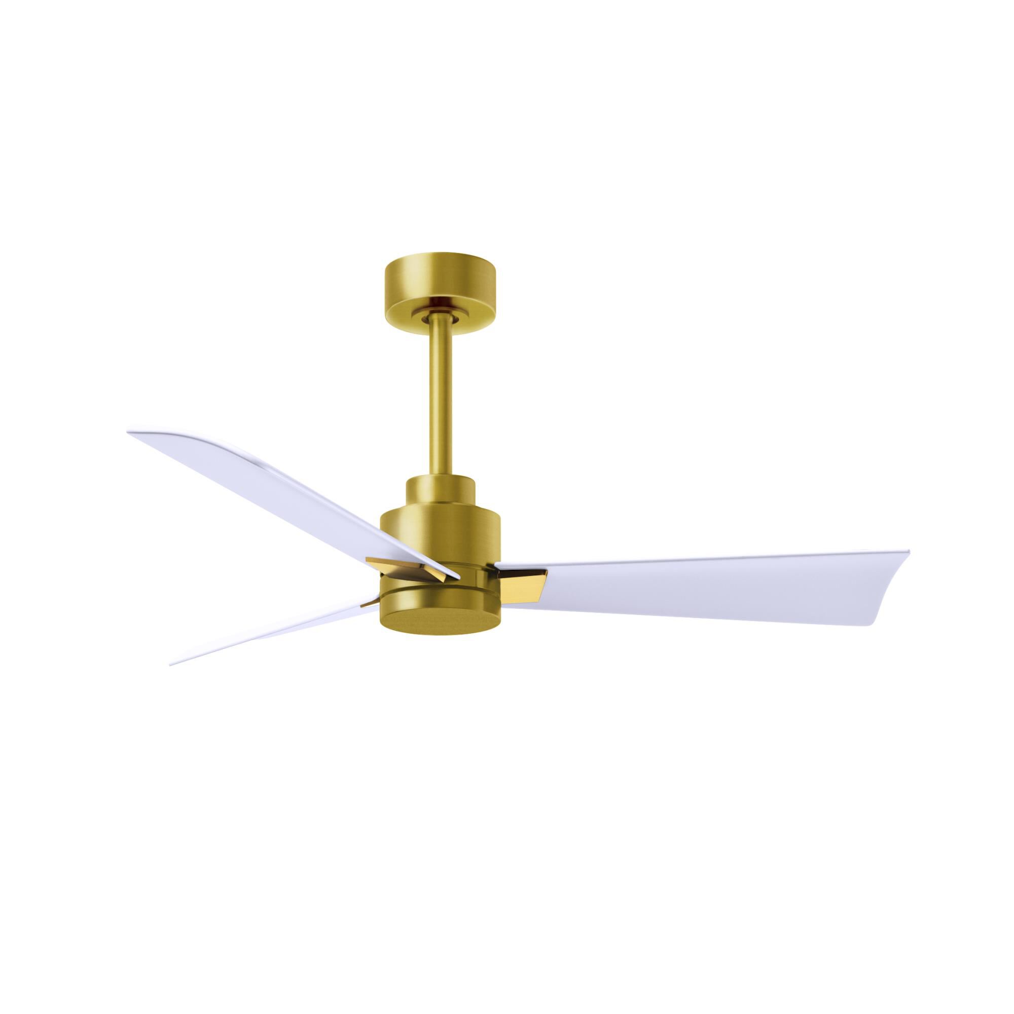 Matthews Fan Company Alessandra 42 Inch Ceiling Fan - AK-BRBR-MWH-42