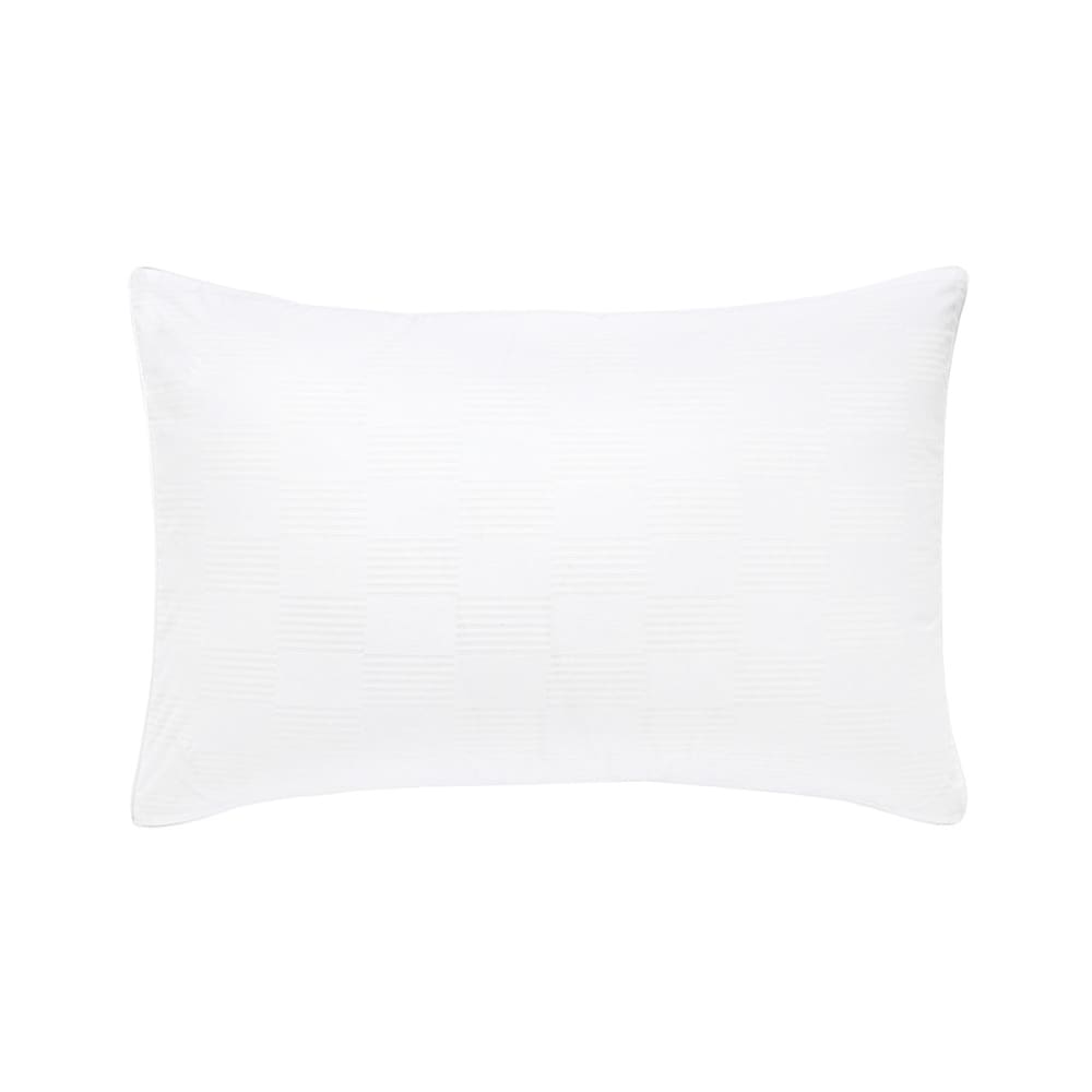 Taie d'oreiller en satin de coton blanc 60 x 70 cm