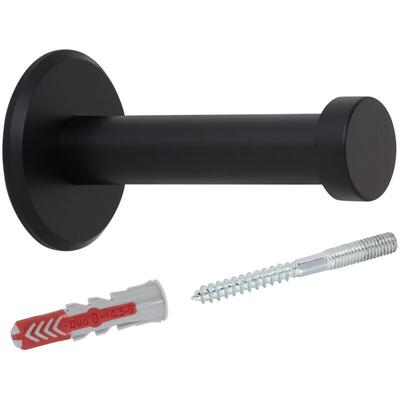 SOTECH Garderobenhaken TALEA (Ø 10 / 15 mm) Edelstahl massiv inkl. Befestigungsmaterial, schwarz Image
