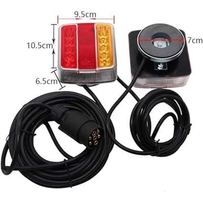 L&h-cfcahl - LED-Rücklicht-Set für magnetische Anhänger (10 LED-Glühbirnen), 12 v Image