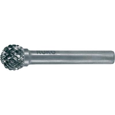 Hartmetall-Frässtift kud ø 16 mm Kopflänge 14,4 mm Schaft-Ø 6 mm blank Verzahnung kvz 4 - 116045 Image