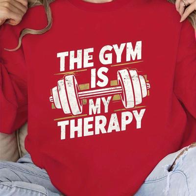 TEMU Print Pullover Sweatshirt, Casual Long Sleeve Crew Neck Sweatshirt For Spring & Fall, Women's Clothing Image