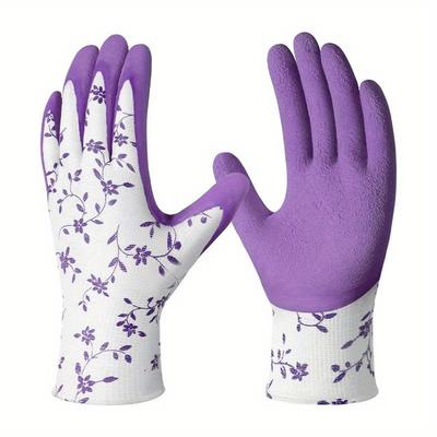 TEMU 2pcs Household Cleaning Gloves (women, Men) - Non-slip Breathable Gloves, Cleaning Gloves, Medium, Suitable For Most Image