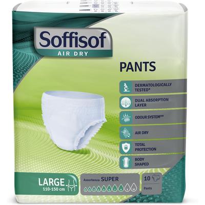 Soffisof Pants Super Inkontinenz Windelhosen für Erwachsene 10 St Image