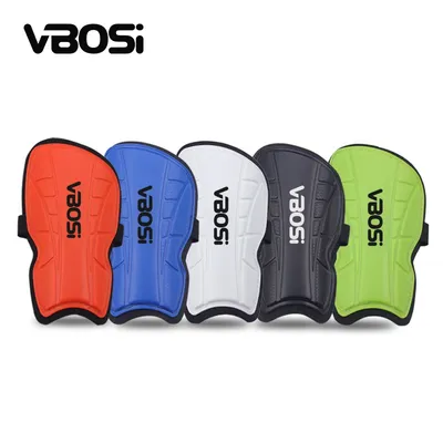 1 Pair Unisex Soccer Shin Pad Guard with Elastic Straps