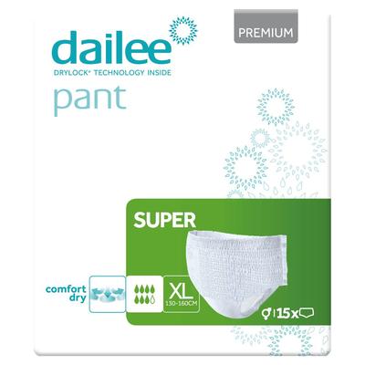 Dailee Pants Super Inkontinenz Windelhosen für Erwachsene 15 St Image