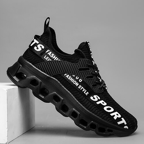 Herren-Laufschuhe mit neongrüner Hohlsohle – stylische und bequeme Sport-Sneaker für leistungsstarke Workouts, Outdoor-Abenteuer, Streetstyle und Fitnessstudio-Training Image