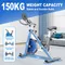 Fysiq Fs50 Cyclette 300 W, Ergometro Regolabile a 4 Vie, Bici da Fitness per Interni con Display Rpm, Supporto per Tablet, Capacità 150 kg