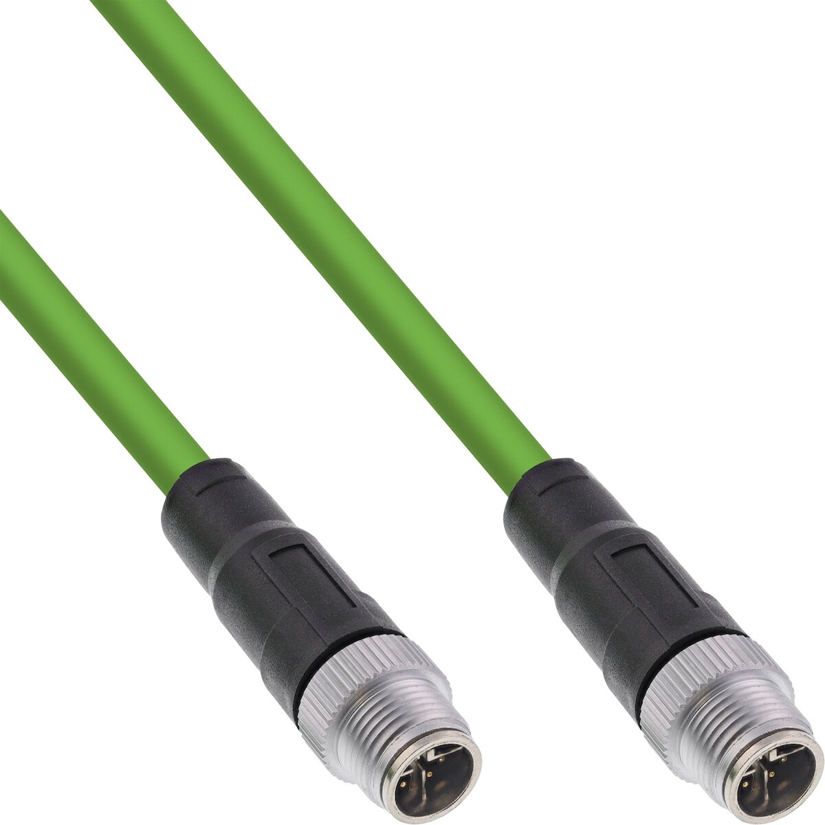 InLine® Industrie Netzwerkkabel, M12 8-pin X-kodiert St./St. Cat.6A PUR, 20m Image