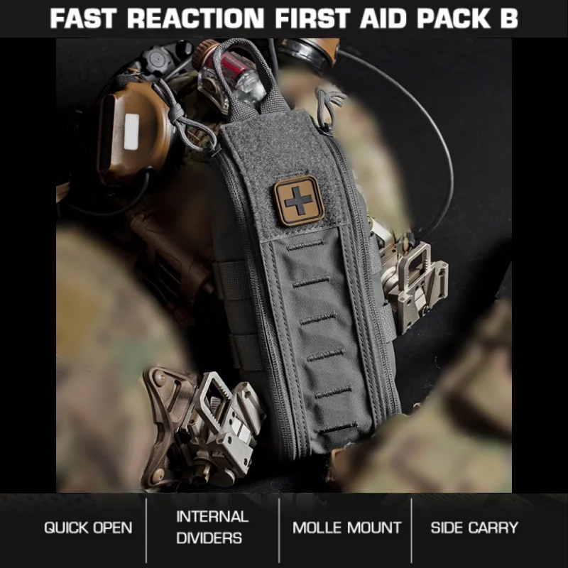Rapid-Access-Notfallpaket B | Kompaktes Erste-Hilfe-Set | Erste-Hilfe-Paket für Wildnis Image