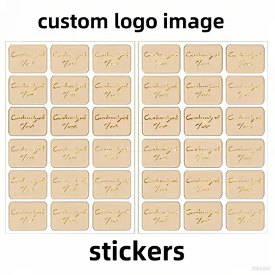 Personalisieren Sie Ihr Bild mit Foto, quadratische Aufkleber, personalisiertes Firmenetikett, Geschenkverpackung, Bürobedarf, Tassenetikett, Party-Dekoration Image