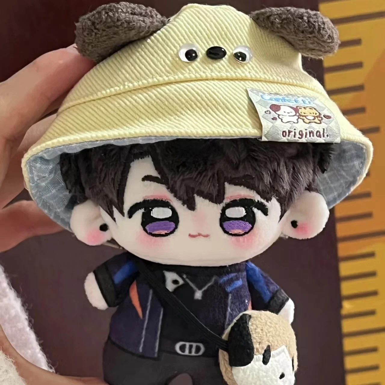 Spiel Liebe und Deepspace Caleb Cosplay Baumwolle Plüsch Puppe Körper Mit Kleidung Cartoon Figuren Modell Weihnachten Halloween Party Geschenk Image