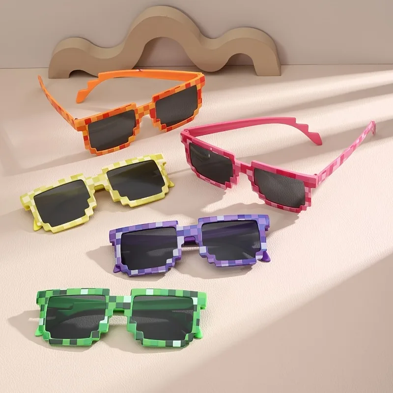 5 Paar farbenfrohe, niedliche und coole Modebrillen für Damen und Herren – geeignet für Partys, Streiche und Versammlungen Image