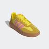 Sneaker ADIDAS SPORTSWEAR "BARREDA DECODE", Gr. 43, gelb, bliss pink, preloved bronze, Textil, Leder, sportlich, Schuhe, Design auf den Spuren des adidas Handball Spezial