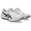 Hallenschuh ASICS "GEL-ROCKET 12", Gr. 43,5, schwarz-weiß (weiß, schwarz), Synthetik, sportlich, Schuhe