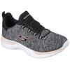 Slip-On Sneaker SKECHERS "DYNAMIGHT-BREAK-THROUGH", Damen, Gr. 42, schwarz (schwarz, meliert), Textil, Synthetik, sportlich, Schuhe, Trainingsschuh, Freizeitschuh mit praktischem Gummizug
