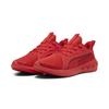 Laufschuh PUMA "SOFTRIDE Carson Laufschuhe Erwachsene", Gr. 42.5, rot (for all time rot schwarz), Obermaterial: Textil, Synthetik; Futter: Textil; Innensohle: Textil; Laufsohle: Gummi, Schuhe