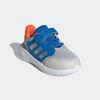 Klettschuh ADIDAS SPORTSWEAR "TENSAUR RUN 3.0 KIDS", Gr. 26, grau one, silber metallic, bright royal, Textil, Synthetik, sportlich, Schuhe, für Kinder