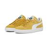 Sneaker PUMA "Suede Classic Sneakers Erwachsene", Gr. 43, amber weiß gelb, Obermaterial: Kuhleder, Synthetik; Futter: Synthetik, Textil; Innensohle: Textil; Laufsohle: Gummi, Schuhe
