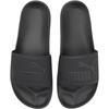 Badesandale PUMA "LEADCAT 2.0", Gr. 46, schwarz (puma schwarz, puma schwarz), Synthetik, unifarben, sportlich, Schuhe