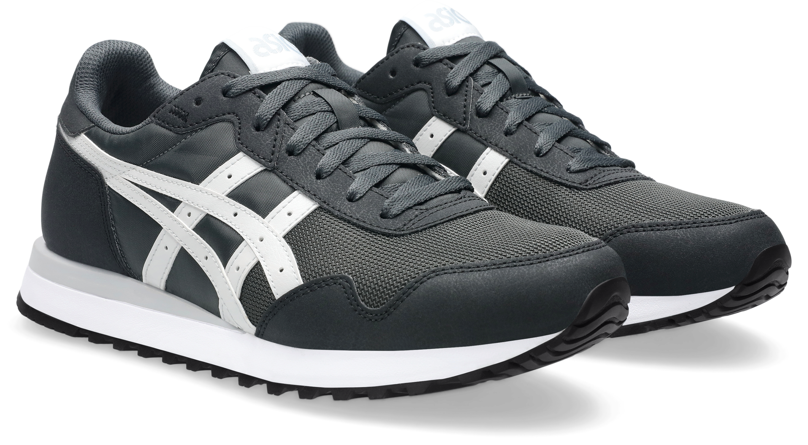Sneaker ASICS SPORTSTYLE "TIGER RUNNER II", Gr. 41,5, grau (graphite grau, cloud grau), Synthetik, Sportlich, Schuhe