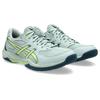 Hallenschuh ASICS "GEL-ROCKET 12", Gr. 47, lichen rock, tranquil teal, Synthetik, sportlich, Schuhe