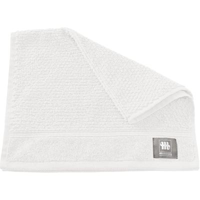 Gästehandtuch MUSTERRING "Solid", weiß (sanftes weiß), B:30cm L:50cm, Frottee, Baumwolle, Handtücher (Packung), hautschmeichelnde Airtouch Qualität Image