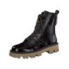 Schnürstiefelette PAUL GREEN "Paul Green Stiefelette Leder", Damen, Gr. 40,5, moro, Leder, casual, Schuhe