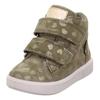 Lauflernschuh SUPERFIT "SUPIES WMS: mittel", Kinder, Gr. 27, bunt (khaki, rosa), Leder, Textil, casual, Schuhe, Barfußschuh mit zwei Klettverschlüssen, Größenschablone zum Download