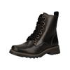 Schnürstiefelette FLY LONDON "Fly London Stiefelette Leder", Damen, Gr. 36, schwarz, Leder, casual, Schuhe