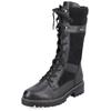 Schnürstiefel REMONTE "Remonte Stiefel Glattleder", Damen, Gr. 42, schwarz, Glattleder, casual, Schuhe