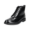 Schnürstiefelette CLARKS "Clarks Stiefelette Leder", Herren, Gr. 44,5, schwarz, Leder, casual, Schuhe